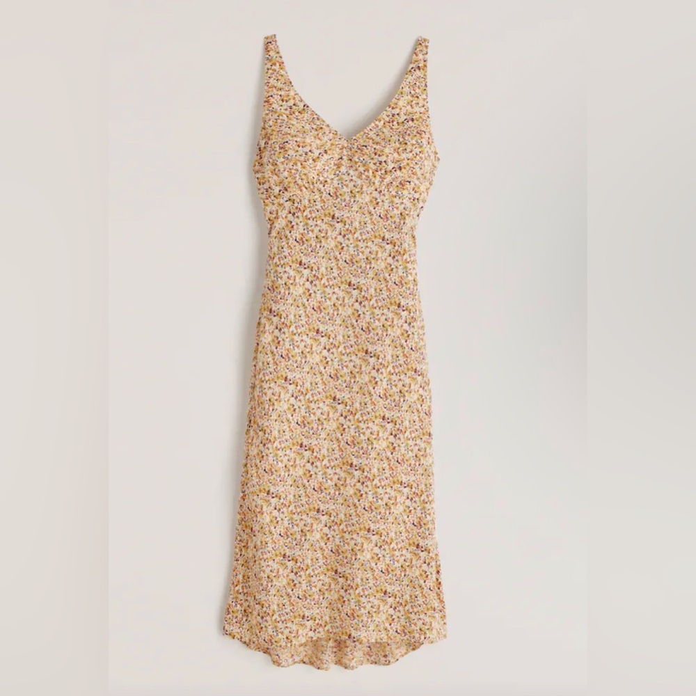 Abercrombie & fitch floral midi dress - xs tall